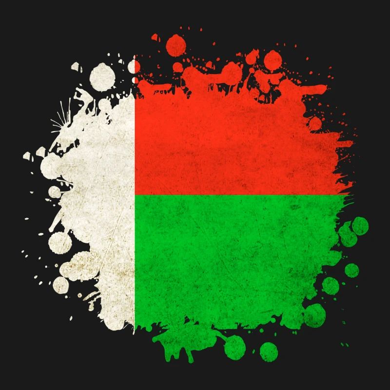 Madagascar flags blob