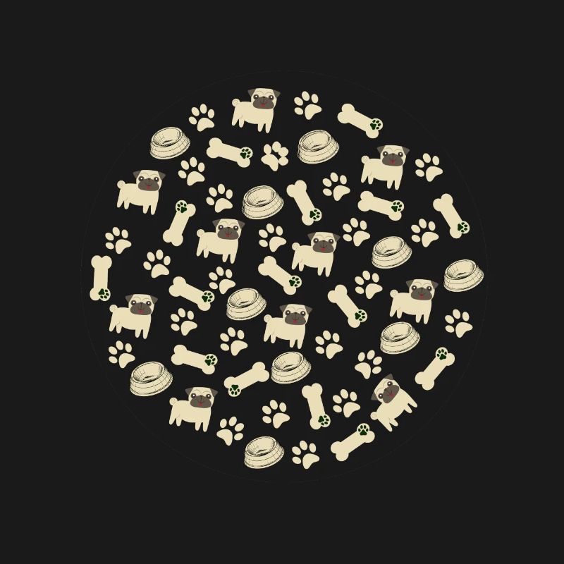 Pug Pattern - Pug Lovers Apparel