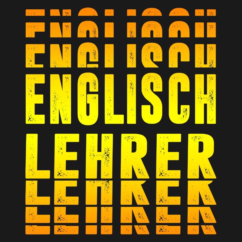 Englisch Lehrer Design