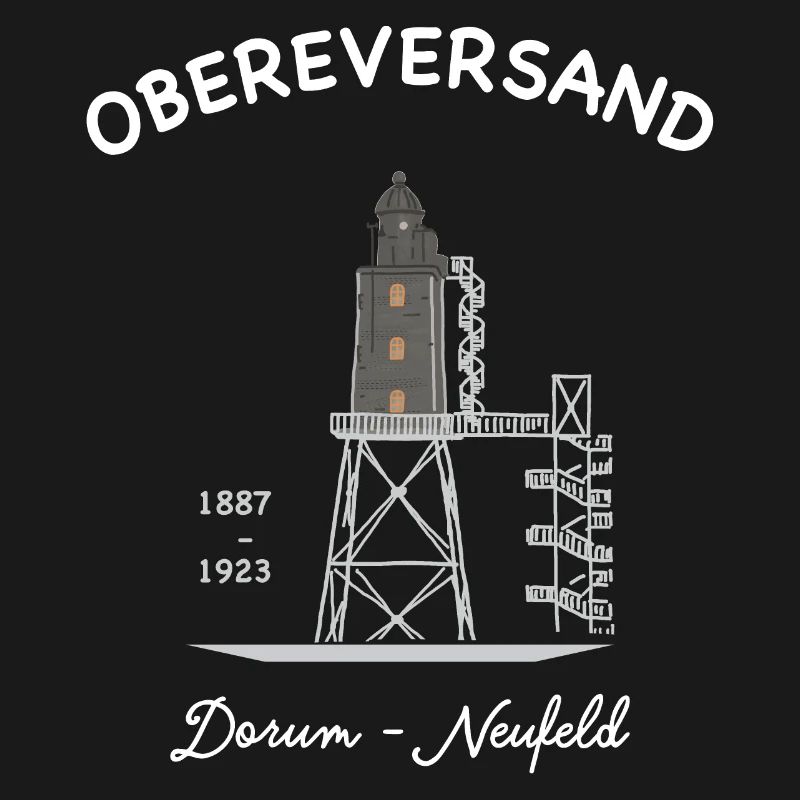 Lighthouse Dorum - Neufeld, German North Sea coast