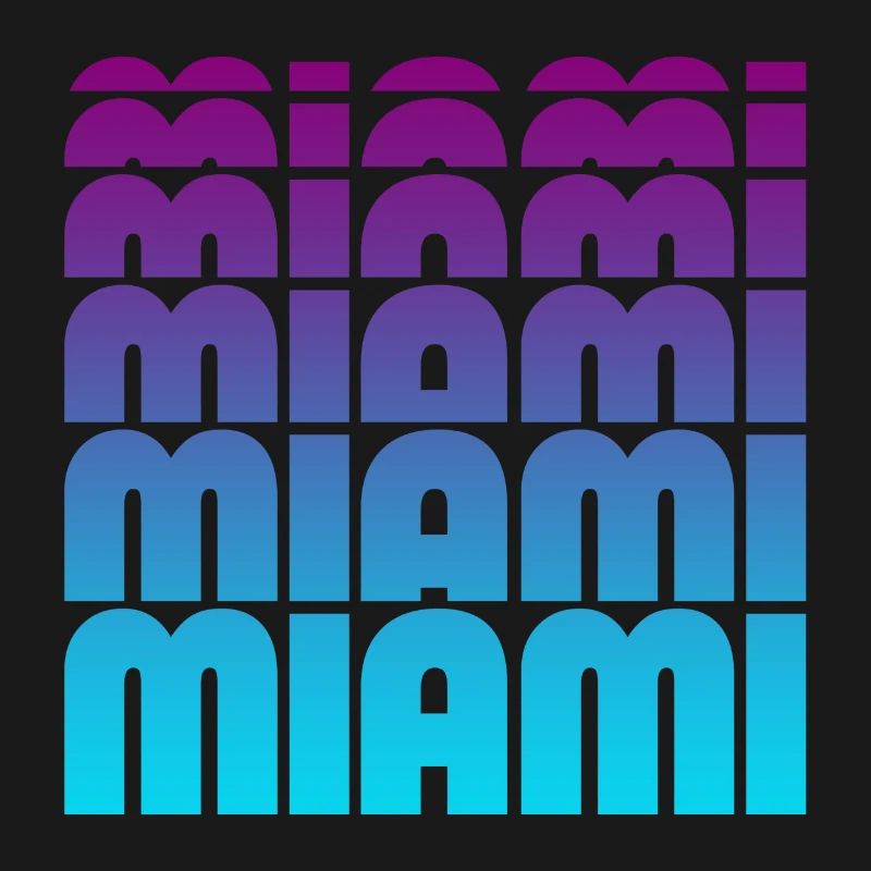 Miami Gradient Grid
