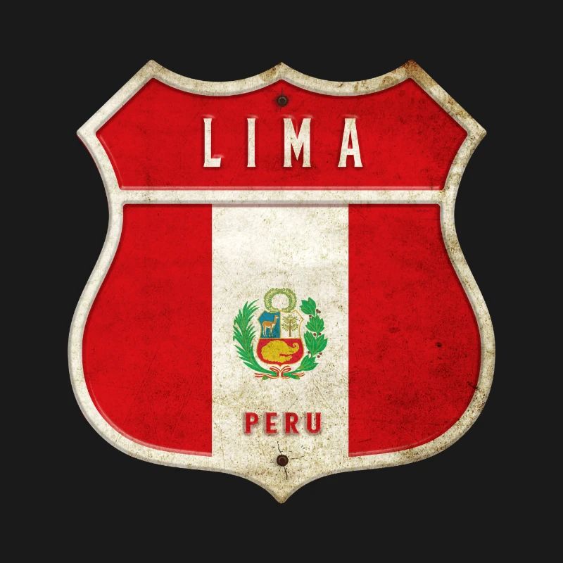 Design du drapeau de Lima (Pérou)