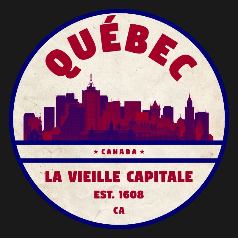 Québec Vieille Capitale Skyline