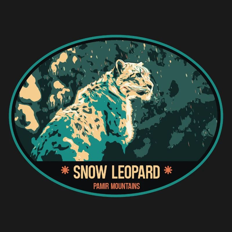 Snow Leopard illustration patch