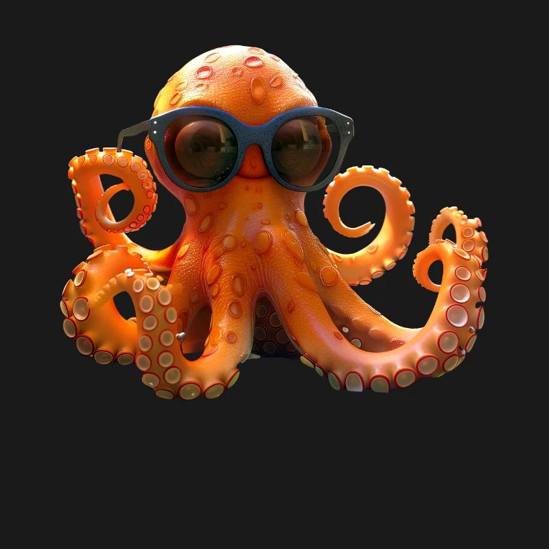 Octopus Small Octopus Cuttlefish Cute Octopus