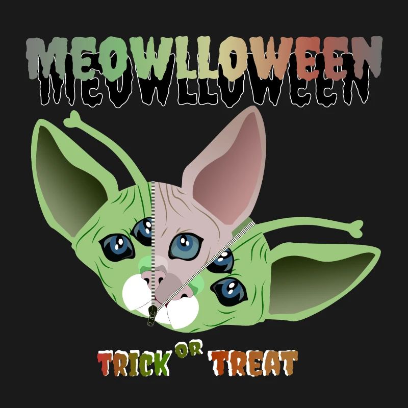 Masque extraterrestre chat sphinx