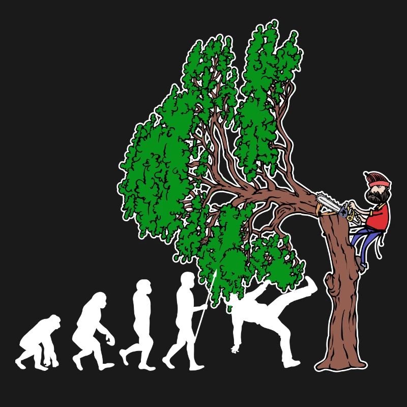 Arbre Evolution Woodwork bûcheron arbre cutter