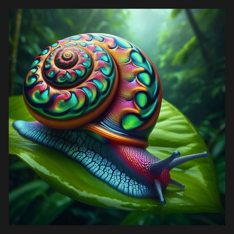 Multicolored Snail