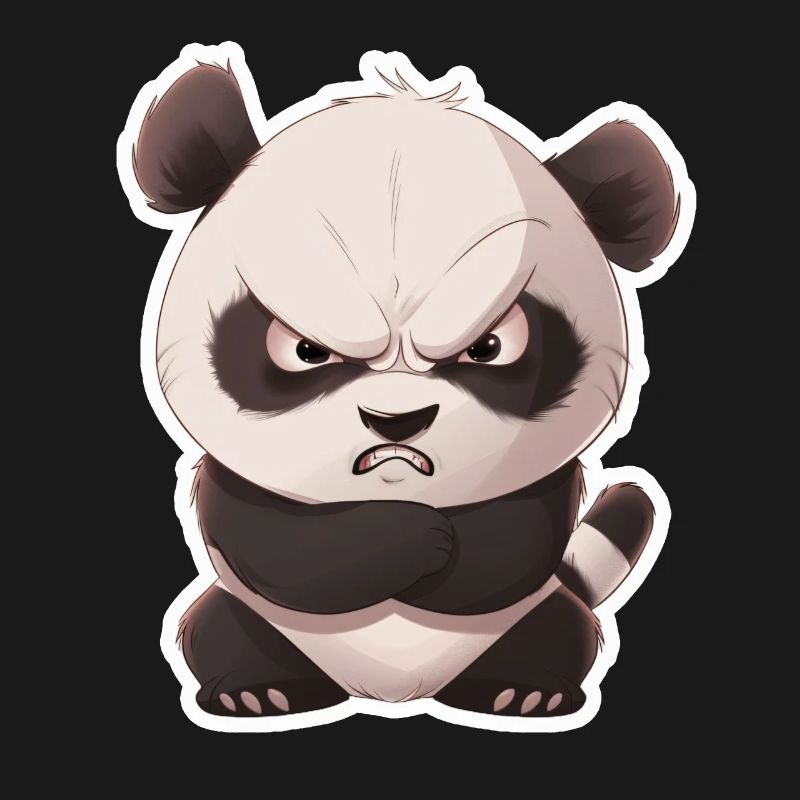 Mignon bébé panda panda cassé