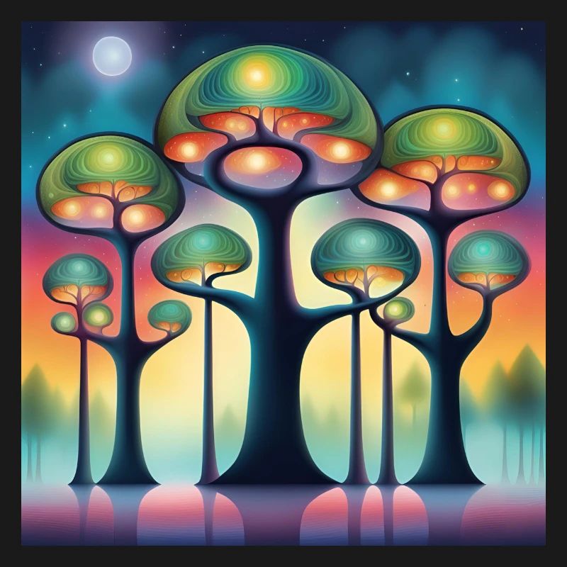Hundertwasser Bäume