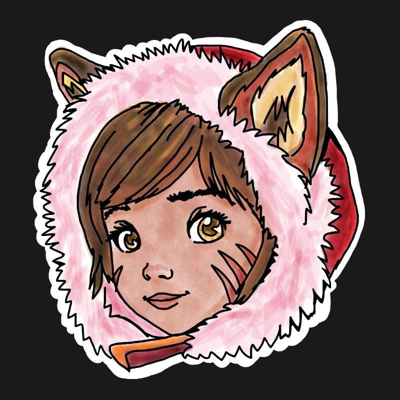 Rotkäppchen als kleiner Wolf