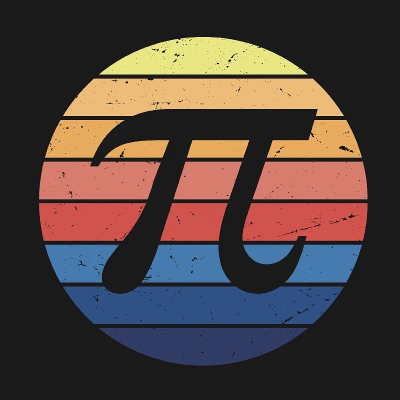 Math Pi Retro