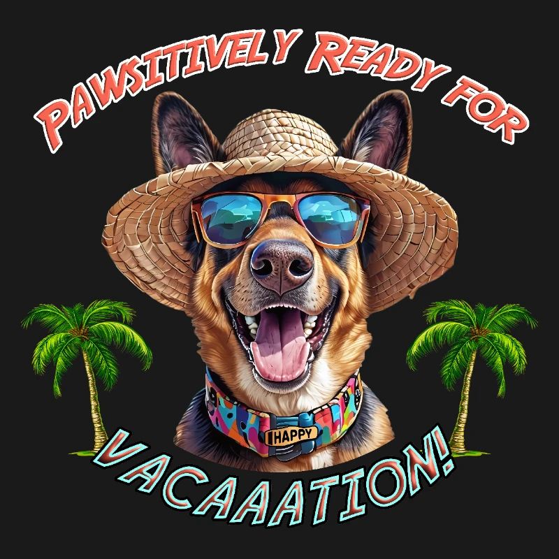 Schäferhund im Sommerlook: Pawsitively Ready