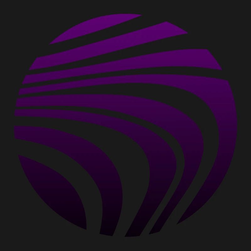 Psychedelic Pattern Violet Gradient