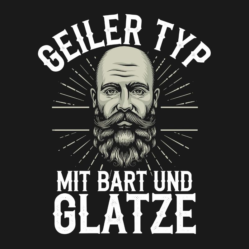 guy with beard & bald head beard wearer