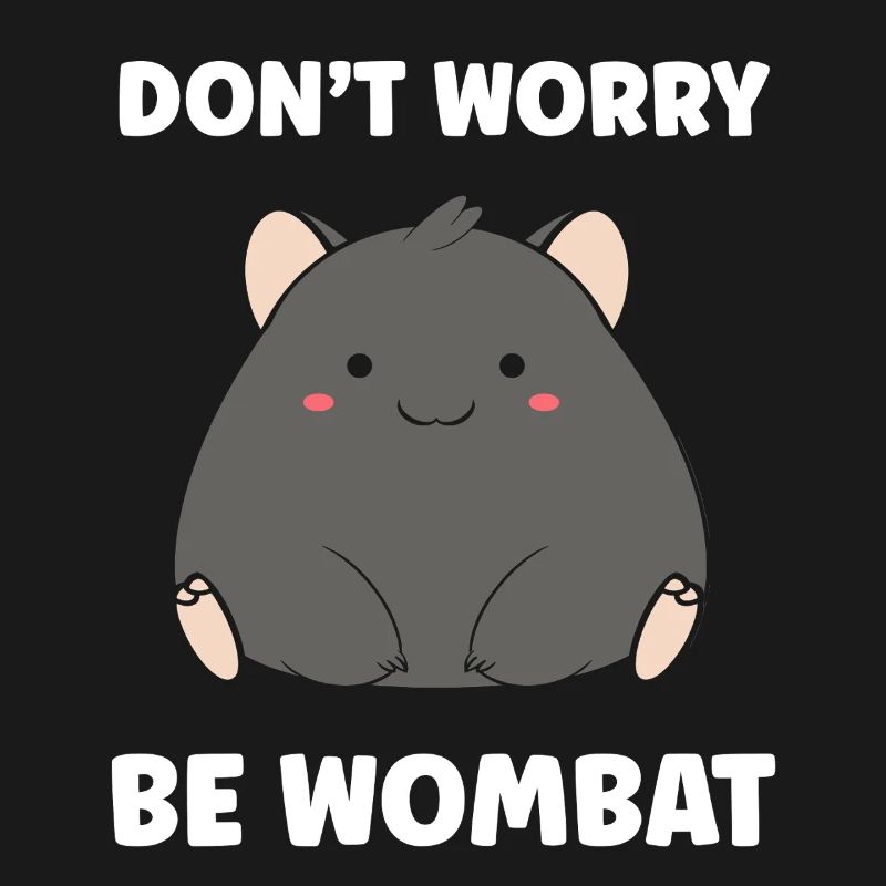 Wombat Peaceful Pattern Joy