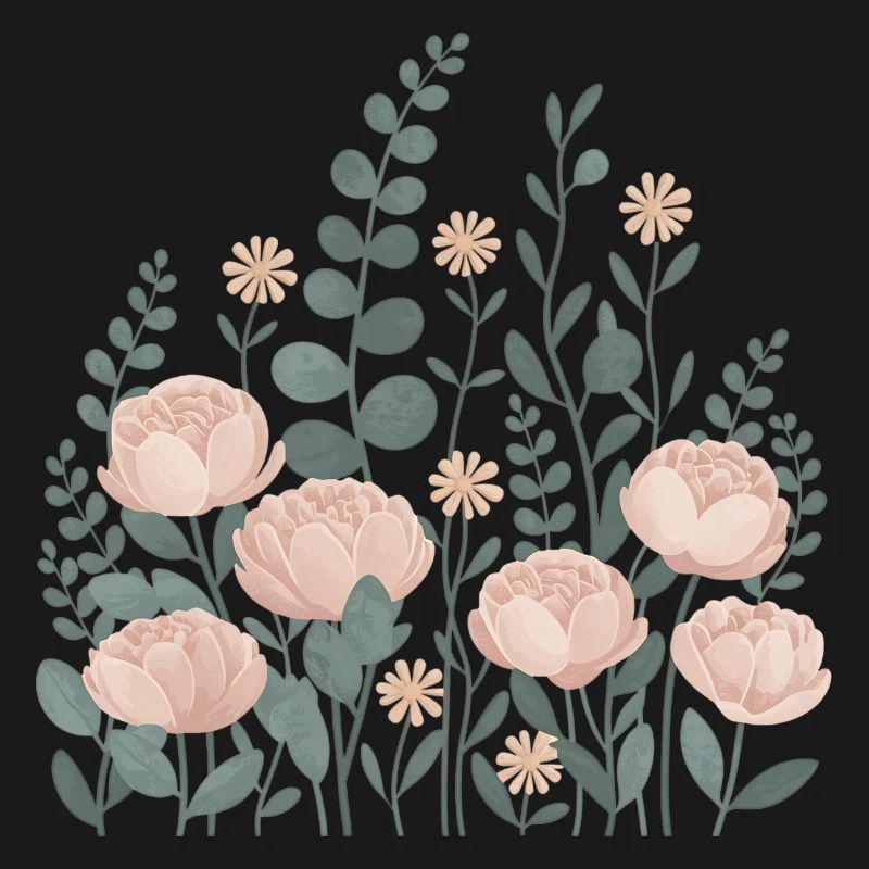 Boho Blumen – Blühende Harmonie