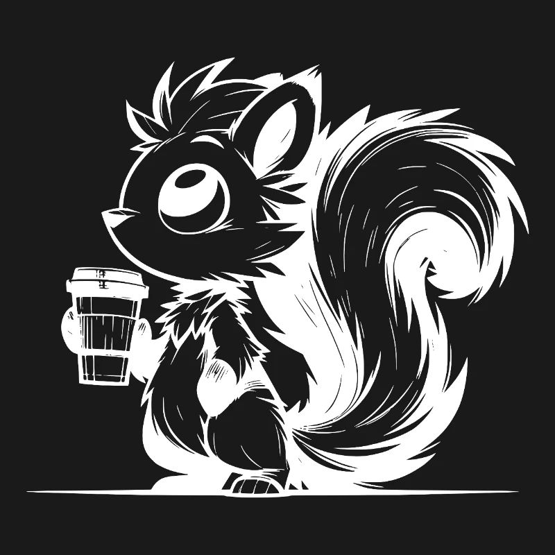 Squirrel in a caffeine rush - I'm already awake