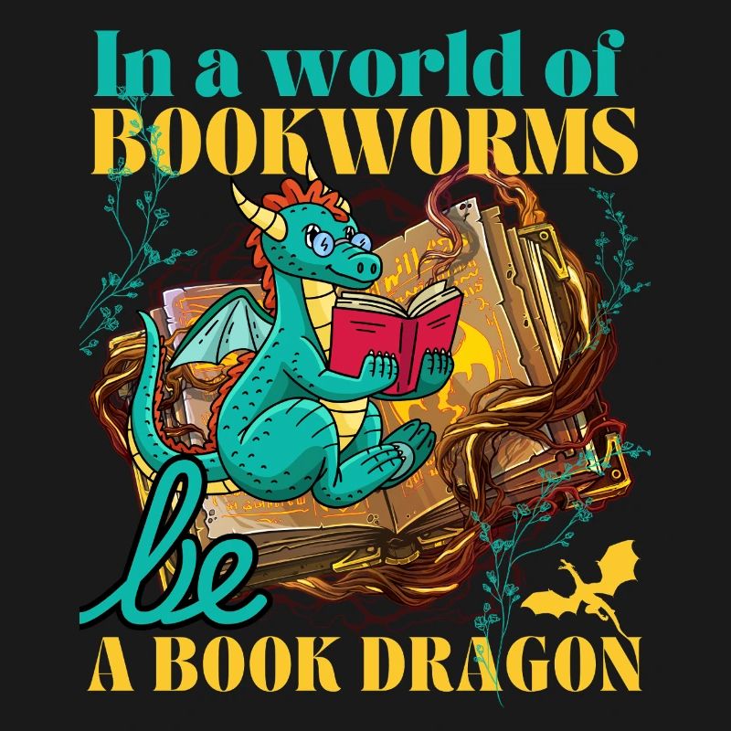 In einer Welt voller Bücherwarms sei ein Drache