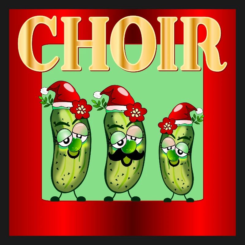 Cornichons du Chœur du Père Noël de Noël