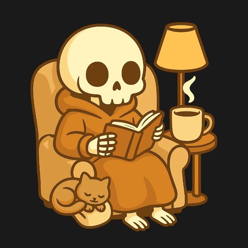 Reading Skeleton – Lecture Douillette