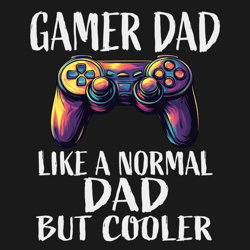 Gamer Dad Cooler Controller Spruch