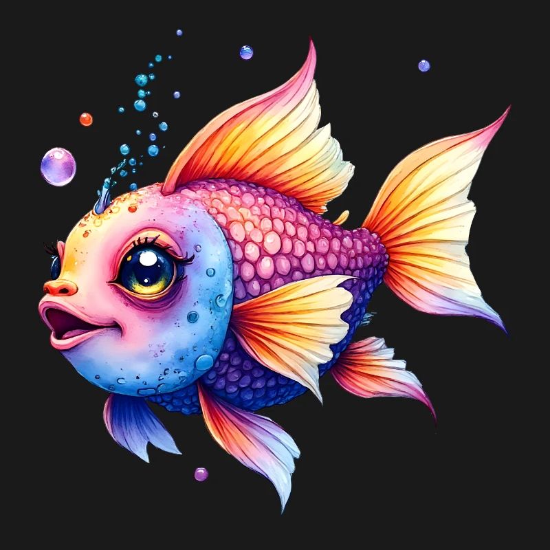Lebendiger Regenbogenwassermann