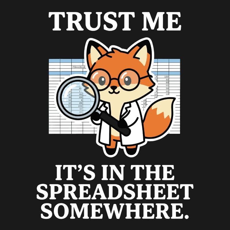 Crois-moi, c’est dans le tableur quelque part, Fox