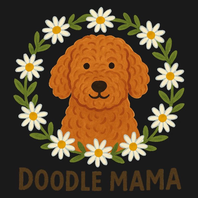 Doodle Dog Daisy Frame