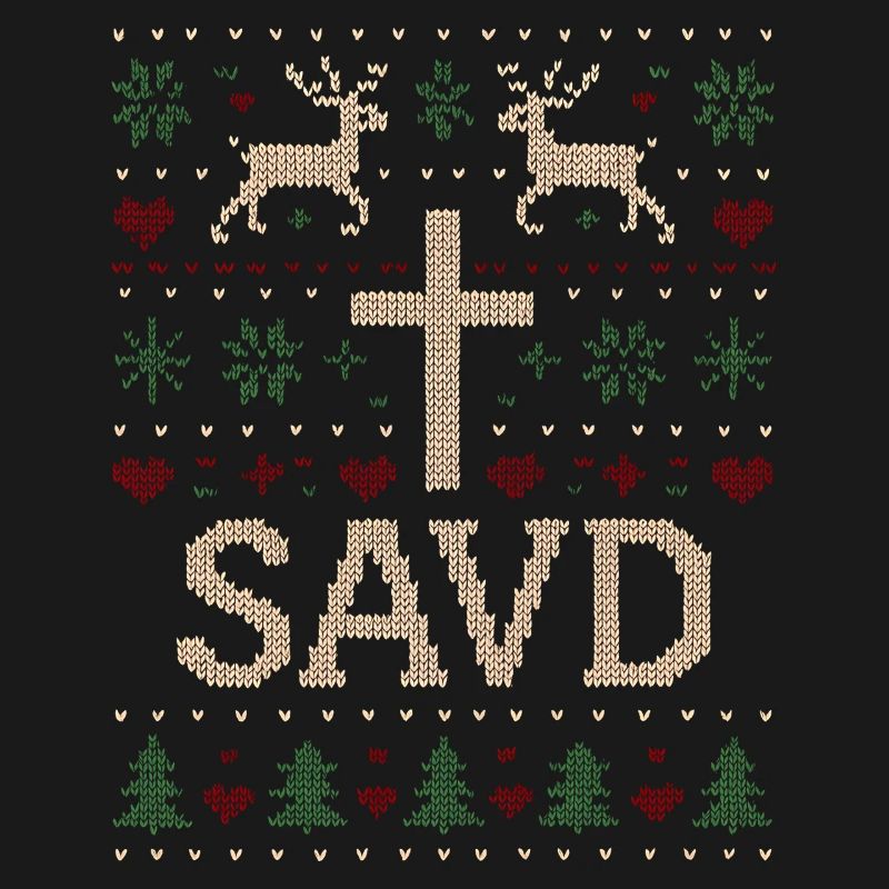 Weihnachtspullover gerettet Christlicher Glaube Je