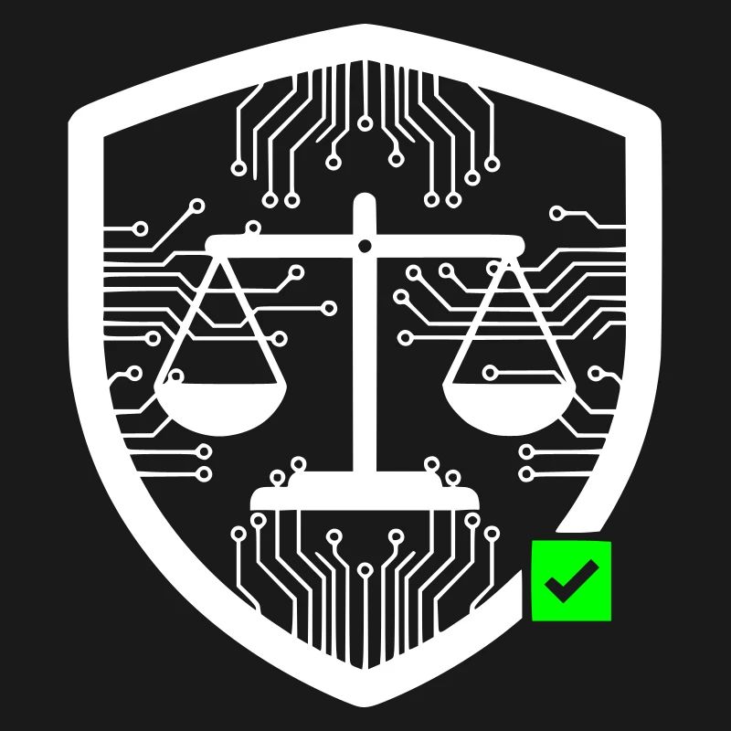 Cyber Security Shield Libra Tech Vector