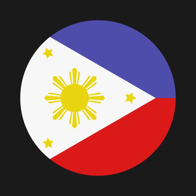 Philippines round flag