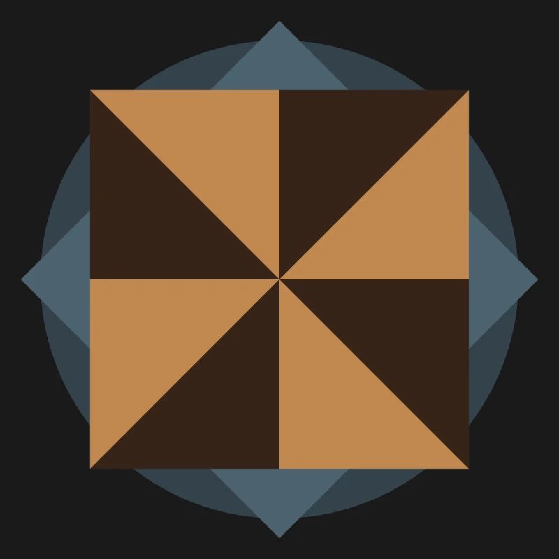 GÉOMÉTRIE DU NOYAU PYRAMIDAL | Œuvres d’art Basic Shapes