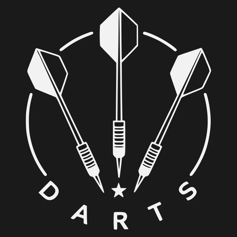 Logo des fléchettes et fléchettes