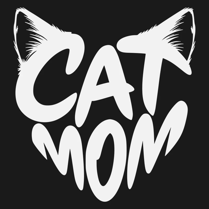 Maman de chat Maman de chat avec un design d’oreilles de chat