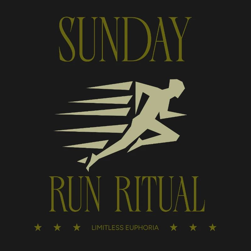 Coureur - Rituel de la course du dimanche