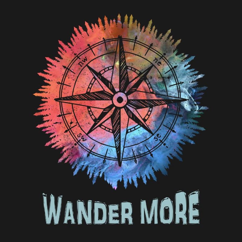 Wander More Compass Batik