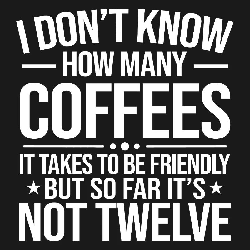 Compte de douze cafés