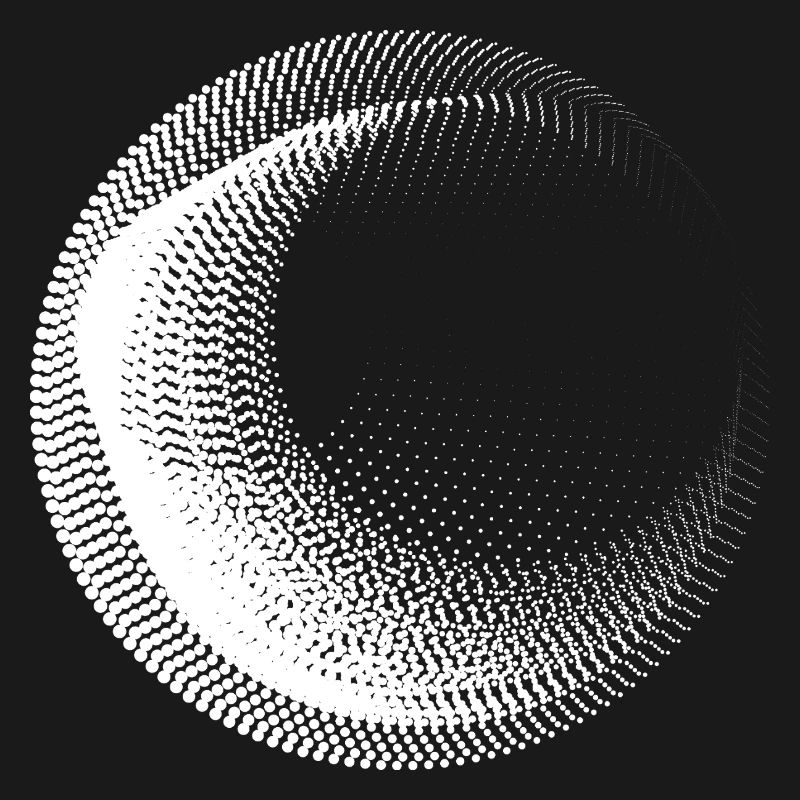 Conception de cercles points