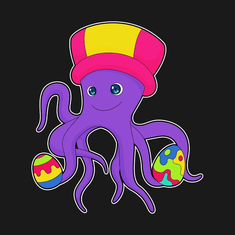 Octopus Easter Easter Eggs