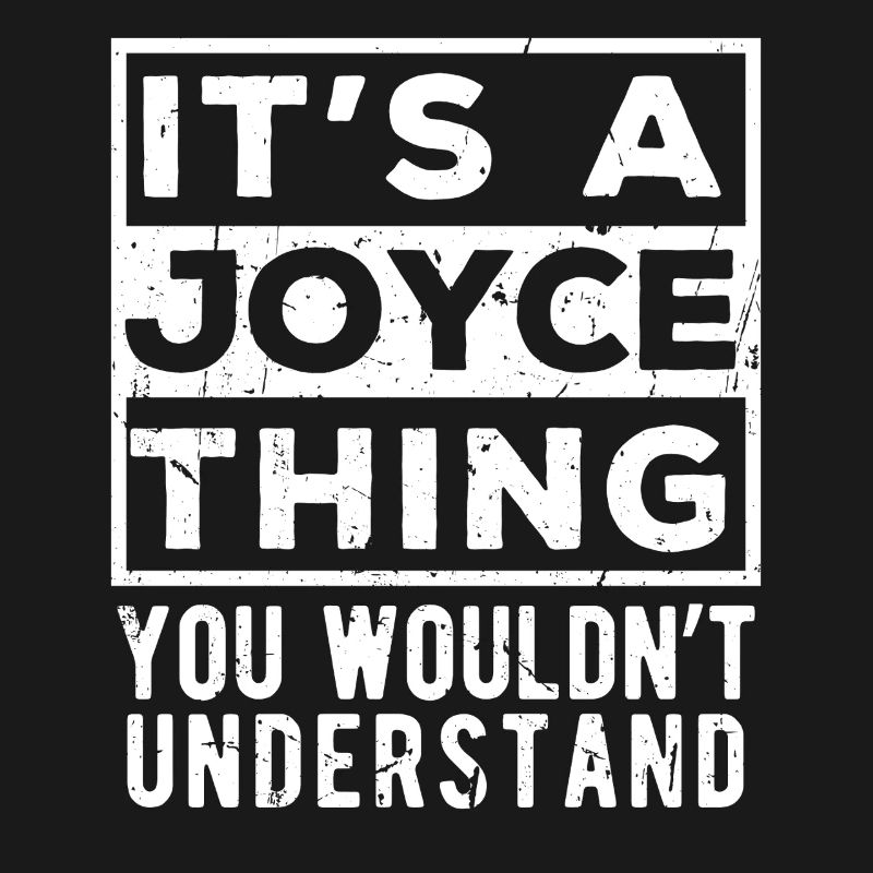 C’est une affaire de Joyce que tu ne comprendrais pas