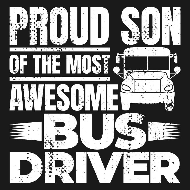 Stolzer Sohn eines tollen Busfahrers