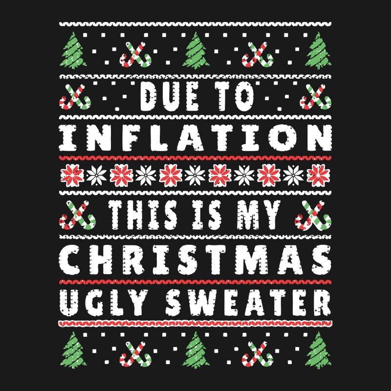 Pull moche de Noël Inflation