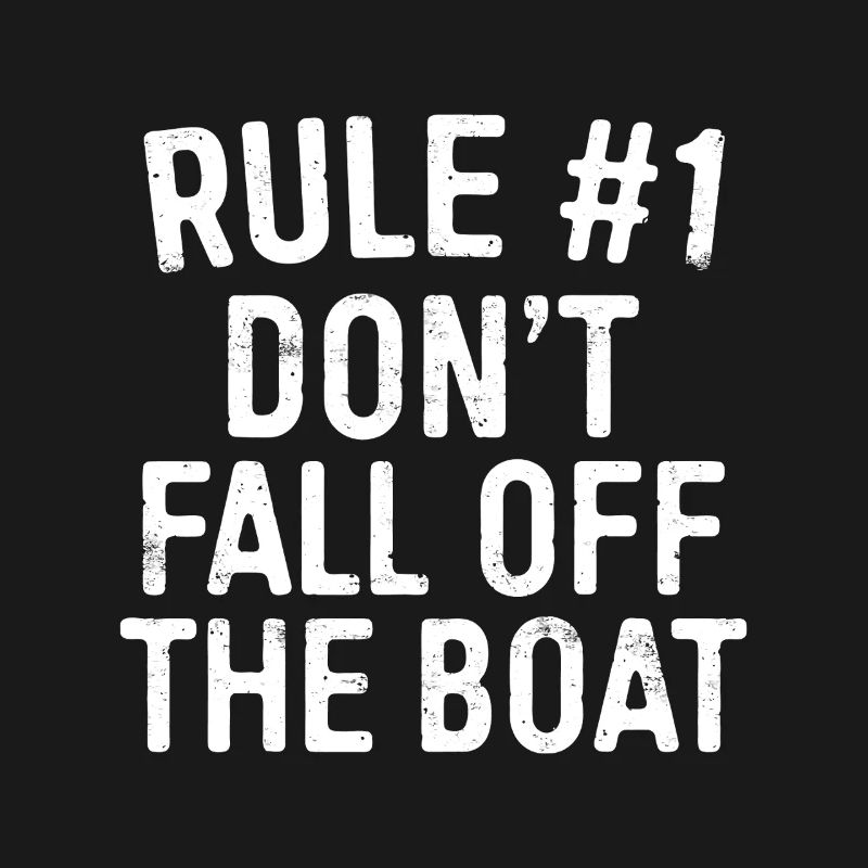 Regel 1: Nicht vom Boot fallen
