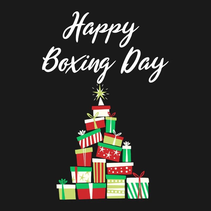 Joyeux Boxing Day Gift Stack