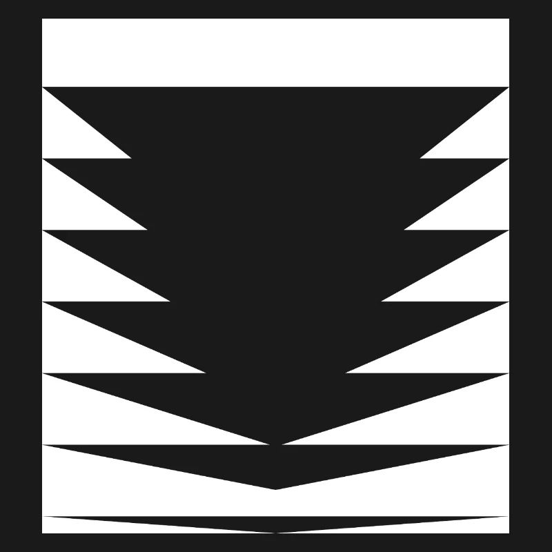 black triangles pattern