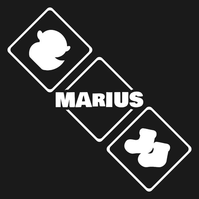 Oiseau avec le logo Marius Diamant
