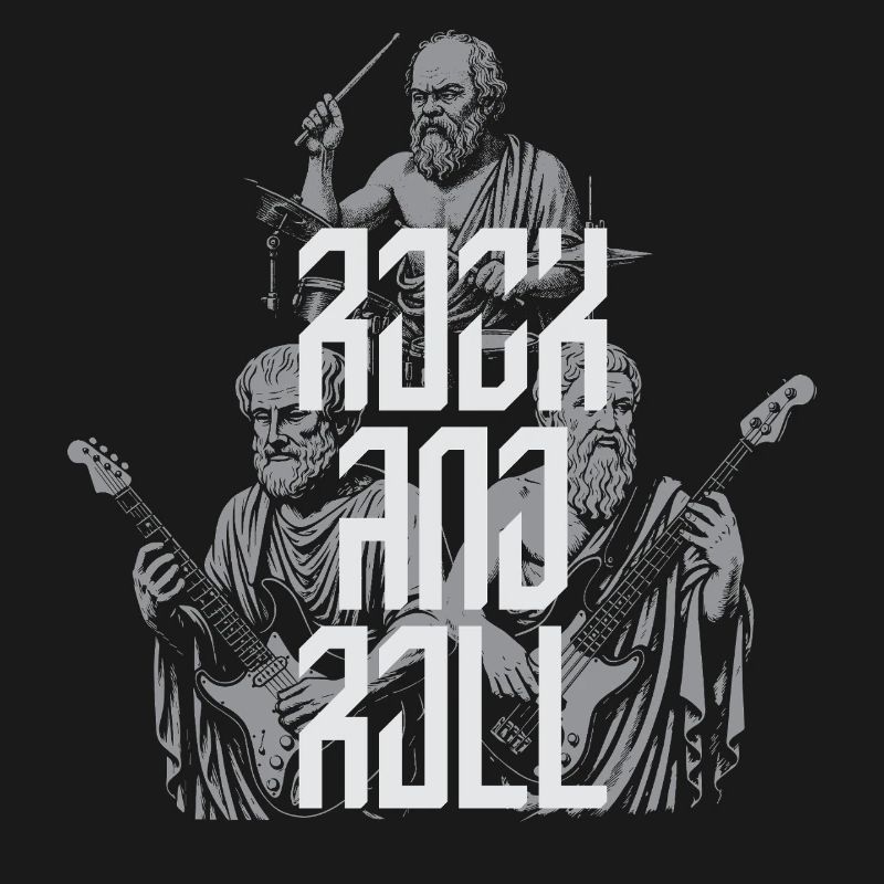 Classic Rock and Roll Ancient Philosopher Band T-S
