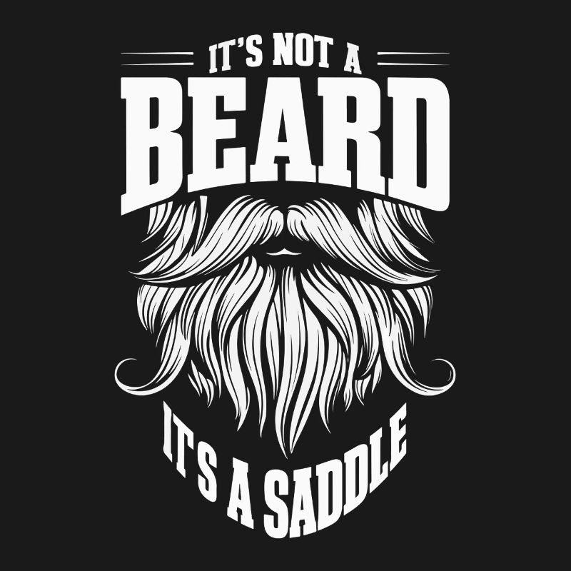 Ce n’est pas une barbe, c’est une selle