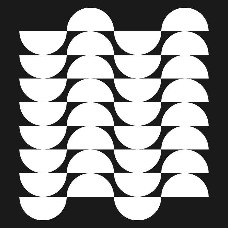 Wavegrid Half-Circle Pattern